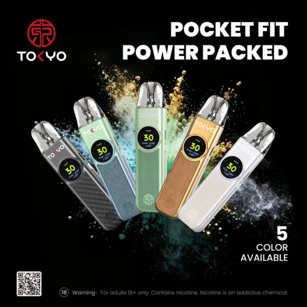 Tokyo 東京帝刻 注油主機｜1200mAh 30W可調功率 2.0ml防漏設計 開放式主機 台灣現貨
